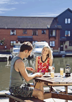 Ferry Marina in Horning, Norfolk, East England